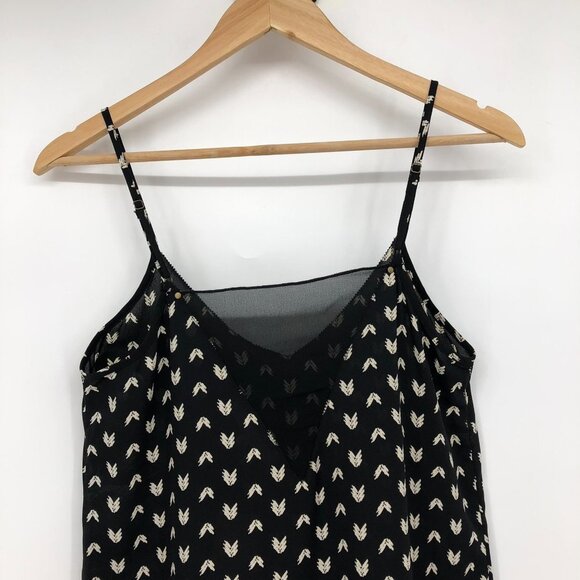 Monk & Lou NWT Black and White  Elise Camisole Arrow Pattern Size XS - Picture 3 of 15